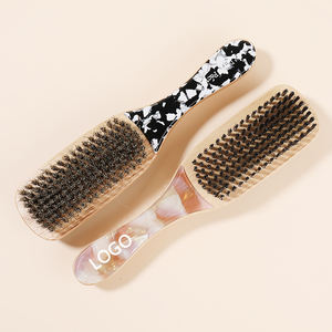 LOGO personalizzato 3000 + colori spazzole per barba double face da uomo doppio uso barba capelli pulizia suino criniera faggio legno spazzola - Product Image 2