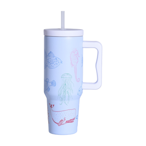 <span class=keywords><strong>Taza</strong></span> de Café de Acero Inoxidable Segura ODM/OEM de 40 oz/1200 ml, <span class=keywords><strong>Taza</strong></span> Aislada al Vacío de Doble Pared con Asa - Product Image 1