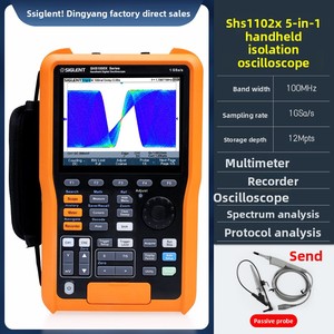 Osciloscopio y Multímetro Portátil Aislado Siglent SHS1000X, 1 GSa/s, 8 Bits, Rápido y Conveniente para Pruebas, Personalizable para OEM - Product Image 5