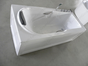 EINE Links Japan Acryl Einweichen Umsäumte Rechteck Badewanne Mit Ständer - Product Image 3