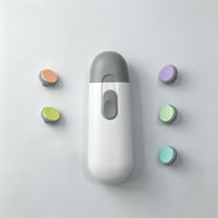 Lime à ongles électrique pour bébé, sûre, douce et silencieuse, avec lumière LED douce pour couper les ongles des nourrissons pendant le sommeil