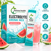 Poudre d'électrolytes sans sucre, zéro calorie, mélange de poudre de boisson électrolytique, supplément nutritionnel sportif