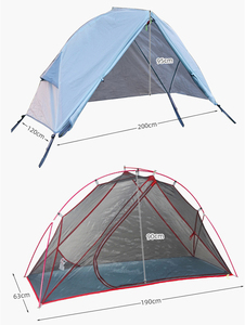 Lều Đơn Cắm Trại Ngoài Trời Giường Du Hành Gấp Gọn Ngủ Một Mảnh Trên Mặt Đất Lều Tự Lái Di Động Cũi Cắm Trại Cho Bé - Product Image 5