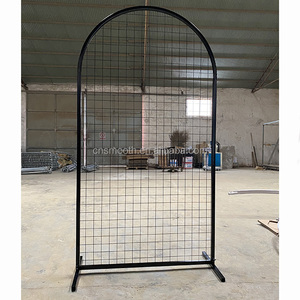Arco Rotondo Nero per Decorazioni Matrimoniali, Supporto per Fiori e <span class=keywords><strong>Palloncini</strong></span> con Rete, 2m - Product Image 4