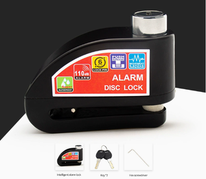 Sistema de Alarma Antirrobo para Motocicleta/Bicicleta PTGE CS25001 de Acero, Impermeable, con Alarma de Alto Decibelio (110db) y Cable para Freno de Disco - Product Image 4