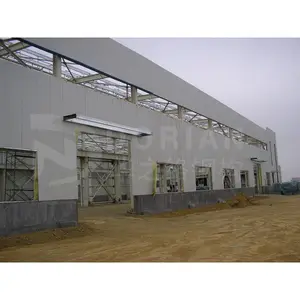 Entrepôt préfabriqué de structure métallique de bâtiment d'atelier de bâtiments métalliques de 3 étages 40 par 60