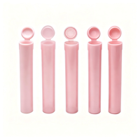 Tube en PP de haute qualité OEM ODM avec couvercle à clapet, conteneur rond en plastique de 117 mm, fournisseur source, boîte de rangement cosmétique à ouverture facile