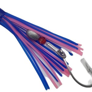 Vente en gros d'hameçons de pêche à la traîne personnalisés en forme de pieuvre bionique, avec hélice de type 'splash-making bird teaser', en gros, pour la pêche en haute mer de marlin, thon, maquereau, en ABS - Product Image 3