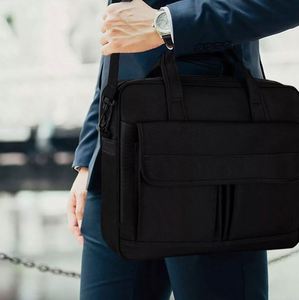 BSCI Factory Wholesale Large Capacity Multiple pocket Custom Logo Shoulder <b>Messenger</b> <b>Laptop</b> <b>Bag</b> Waterproof Portable Durable - Product Image 2