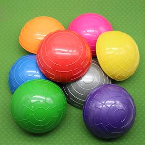 Nueva llegada antideslizante gimnasio Yoga ejercicio Fitness PVC inflable medio Yoga equilibrio ejercicio media pelota para Yoga comodidad mejorada - Product Image 4