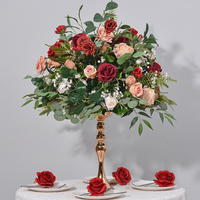 Bunga Bola Indah untuk Dekorasi Meja Pernikahan, Rangkaian Bunga Artifisial untuk Dekorasi dan Centerpiece Bridal Shower
