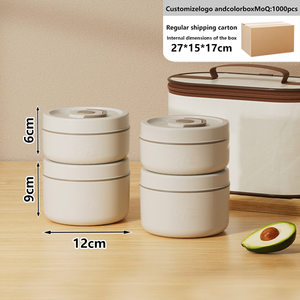 Boîte à lunch en acier inoxydable réutilisable, grande capacité, chauffable, étanche, compatible lave-vaisselle, compartiments séparés, détachable pour un nettoyage facile - Product Image 4