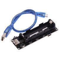 Dual 18650 Lithium Battery Shield V3/V8 Power Bank Module de charge 1 voie 5V/3A 3V/1A Type-C Micro USB pour Raspberry Pi ESP32S