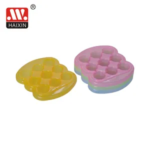 Haixin Venta caliente PP material 9 cavidades molde de bola de hielo almacenamiento de alimentos congelador bandeja de cubitos de hielo molde de helado hecho en casa