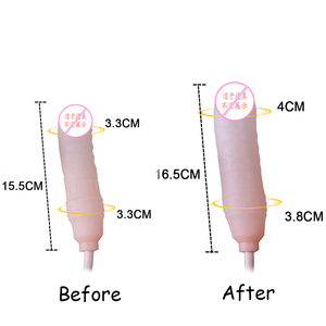 ของเล่นผู้ใหญ่แบบเป่าลมรูปอวัยวะเพศชาย ขนาดใหญ่ สีเนื้อ สมจริงมาก - Product Image 5