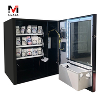 Distributeur automatique de mini-snacks, boissons et préservatifs avec accepteur de pièces, lecteur de billets et de cartes de crédit MDB/DEX