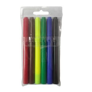 Stylo à eau personnalisé avec logo, papeterie, stylos à pointe en fibre, couleurs variées, lavables, marqueur de graffiti pour enfants - Product Image 1