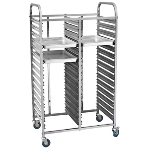 30 32 Layers Stainless Steel Trolley Rack Bakery Cooling Rack Baking Tray Trolley Bakery Cart for Rotary Oven - Product Image 3