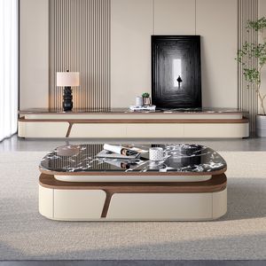 Meuble mural moderne et simple pour salon et salle à manger, meuble TV Microlite, meuble TV, <span class=keywords><strong>table</strong></span> basse, durable - Product Image 4