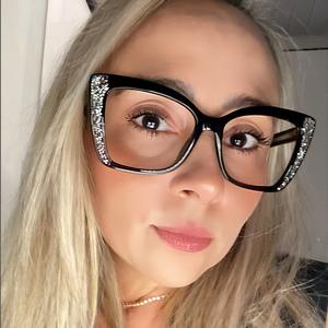 Monture de lunettes œil-de-chat 87300, monture intégrale, protection anti-lumière bleue, unisexe, verres en acétate TR90, style européen - Product Image 5