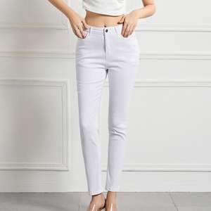 RNSHANGER <span class=keywords><strong>Jeans</strong></span> <span class=keywords><strong>push</strong></span>-<span class=keywords><strong>up</strong></span> taille haute à la mode pour femmes Pantalon en denim moulant élastique de rue Y2k en coton doux <span class=keywords><strong>Jeans</strong></span> pour femmes - Product Image 4