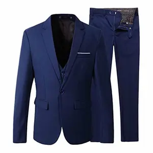 Hochwertige Tailor Made 100% Wolle Stoff Herren Anzug Mit Klassische Blau Farbe