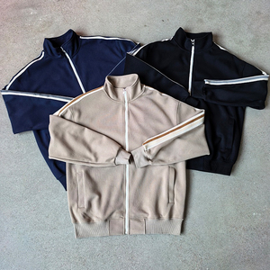 Sudadera con Capucha y Cremallera para Hombre, Estilo Oversize, Fabricante Personalizado, con Rayas Laterales, Estilo Vintage, Conjunto Deportivo con Cremallera - Product Image 5