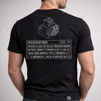 Streetwear personnalisé à marque privée, en coton épais tricoté long et surdimensionné, avec impression numérique graphique de plans d'ingénierie mécanique