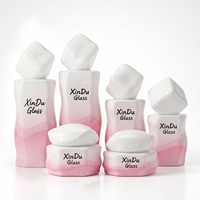 Flacon de parfum en verre vide rechargeable, format portable, 30ml, 50ml, 80ml, 100ml, 1oz, avec atomiseur à vis, couleur bonbon, pas cher