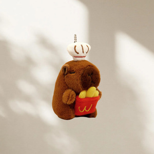 QY ของที่ระลึกการ์ตูน Kawaii capybara น่ารักกระเป๋าจี้ห้อยเครื่องประดับตุ๊กตาสัตว์ยัดไส้ของเล่น - Product Image 4