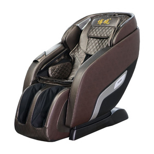 Boguan <b>Massage</b> Chair Champagne Gold SL Type Guide Rail 61 Airbags Roller <b>Foot</b> <b>Massage</b> Built-In Arm Airbag - Product Image 2