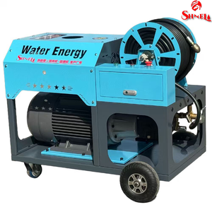 Kit <span class=keywords><strong>de</strong></span> Limpieza <span class=keywords><strong>de</strong></span> Alcantarillado Eléctrico con Boquillas Completas, Manguera <span class=keywords><strong>de</strong></span> 50M, 37kW, 60L/min, 50HP, Máquina <span class=keywords><strong>de</strong></span> Alta Presión para Trabajos Industriales Pesados - Product Image 1