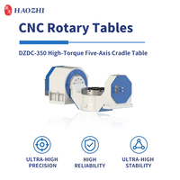 Table inclinable lourde à 5 axes HAOZHI |   Table de positionnement DZDC-350-60/200-557/253-A26W-A/A3 axe A-C compatible FANUC MITSUBISHI KTY84