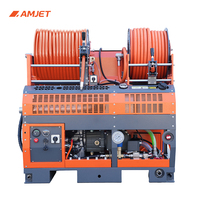 Nettoyeur de canalisations haute pression AMJET WS3040Ultra 300 bar 40 lpm, moteur essence 37 CV, haute pression pour le nettoyage des canalisations communautaires