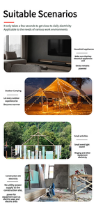 เครื่องกำเนิดไฟฟ้าแบบเงียบ 8KW 10KW ระบบสตาร์ทอัตโนมัติ สำหรับใช้สำรองไฟบ้านและตั้งแคมป์กลางแจ้ง รุ่นขายดี - Product Image 4
