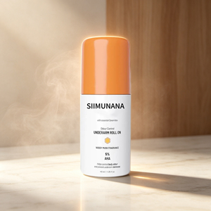 Desodorante en Roll-on para <span class=keywords><strong>Axilas</strong></span> con 5% AHA, Infusionado con Ceramidas, Aroma a Musk Amaderado, Exfolia e Ilumina las <span class=keywords><strong>Axilas</strong></span> Oscuras, Control de Olor Durante Todo el Día - Product Image 1