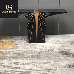 <span class=keywords><strong>Di</strong></span> alta qualità <span class=keywords><strong>di</strong></span> nuovo disegno moderno nero naturale marmo soggiorno ingresso decorativa console da tavolo - Product Image 4