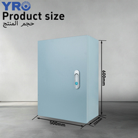 Boîtier de distribution métallique YRO en stock, boîtier électrique vide IP65, personnalisation industrielle, boîte de jonction étanche pour extérieur