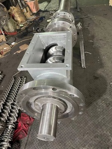 Cho Vật Liệu Phim Với Vent Hai Giai Đoạn Nitrided Điều Trị Duy Nhất Tái Chế Tạo Hạt Đùn Trục Vít Thùng - Product Image 3