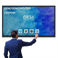 65 75 85 98 110 pouces 450nits 4K LCD Display Smart Board Tableau blanc interactif numérique Smart Interactive Board School