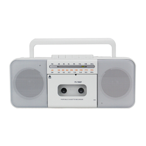 Factory Custom White Retro Cassette Recorder Player With <b>Bluetooth</b> <b>USB</b> FM AM Radio Stereo Boombox For Home Desktop Gift - Product Image 1
