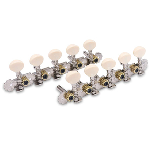 Clavijas <span class=keywords><strong>de</strong></span> Afinación para Guitarra <span class=keywords><strong>de</strong></span> 10 Cuerdas Chrome 5L 5R, Clavijeros para <span class=keywords><strong>Mandolina</strong></span> con Doble Orificio - Product Image 2