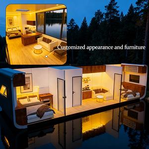 Offre Spéciale – Cabane Modulaire Personnalisable de 10 ou 20 pieds, <span class=keywords><strong>Maison</strong></span> Préfabriquée, Chambres Modulaires, <span class=keywords><strong>Maison</strong></span> Mobile Extensible, Conteneur Habitable pour Hôtel - Product Image 2