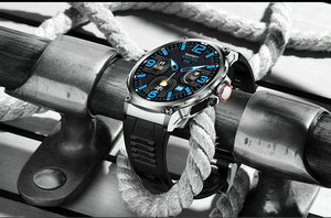Montre connectée VALDUS V69 avec surveillance de la fréquence cardiaque et de la pression artérielle, chargeur magnétique 1,85 pouce, <span class=keywords><strong>rappel</strong></span> de sédentarité - Product Image 5