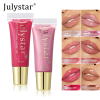 Gloss à lèvres hydratant et nourrissant Julystar Professional Makeup, finition scintillante longue tenue, 5 ml