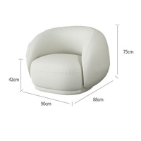 Ensemble de canapés sectionnels en velours en gros, design nordique moderne de luxe léger pour la salle à manger et l'hôtellerie, mobilier de haute qualité