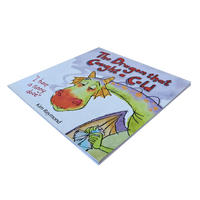 Funda blanda personalizada para niños, libro de lectura de historia en inglés, impresión barata