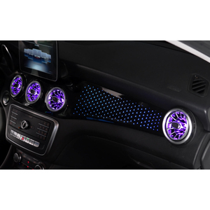 Kit d'éclairage d'ambiance intérieur LED 64 couleurs pour Mercedes Benz GLA (W156) / CLA (W117) - Accessoires de bande lumineuse d'ambiance - Product Image 2