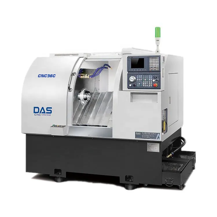 Metal spinning machine slant bed gang type cnc lathe machine high precision watches making machine automatic Syntec system