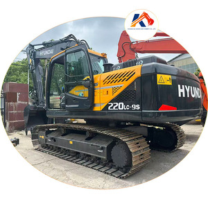 รถขุดฮุนได รุ่นปี 2023 รุ่น 220LC-9S มือสอง กำลัง 125 กิโลวัตต์ ออกแบบเพื่อการใช้งานในเมือง ประหยัดพื้นที่ ทำงานเงียบ ใช้เครื่องยนต์คัมมินส์ - Product Image 1